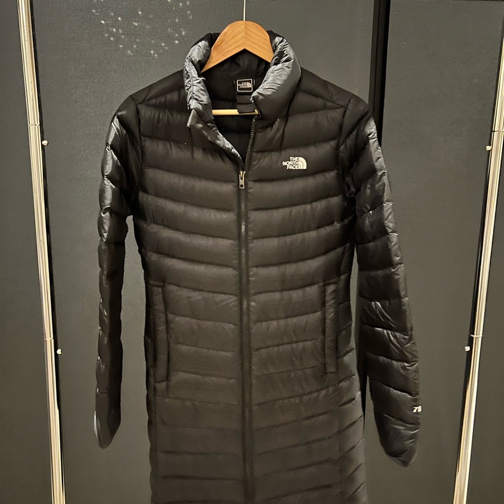 North Face Womens lightweight long puffer coat